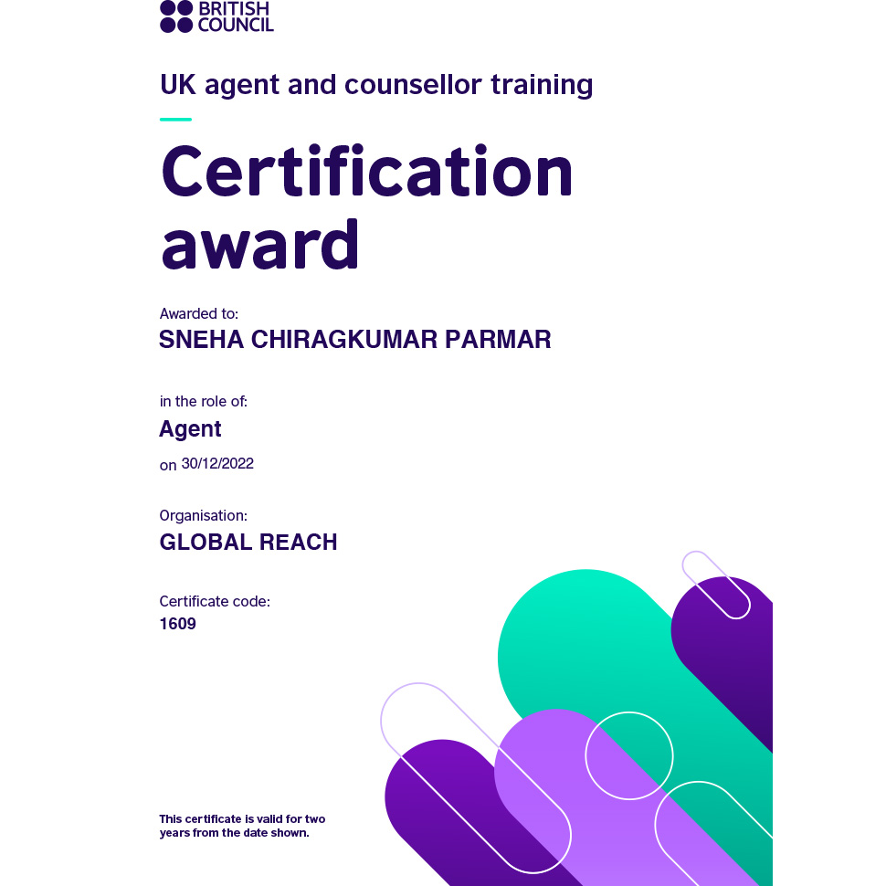BRITISH COUNCIL AGENT CERTI Cert_1609_21738_1